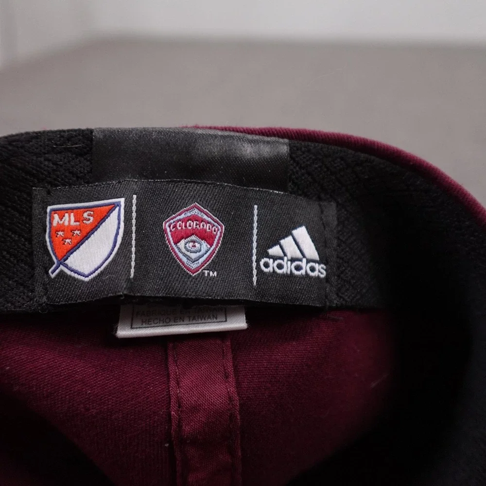 Colorado Rapids‎ Hat Cap Fitted Mens One Size Red MLS Soccer Adidas Superflex